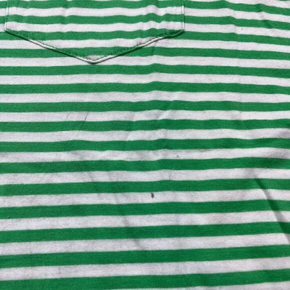 Polo Ralph Lauren Shirt Mens Extra Large Green Yachting Club Striped Pocket - Picture 6 of 14